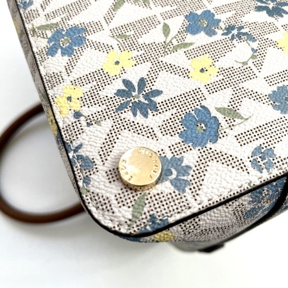 Michael Kors Cindy Bags & Handbags for Women for sale | eBay NWT $300 Michael Kors Cindy Large Dome Satchel Crossbody – Floral MK Logo Print